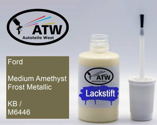 Ford, Medium Amethyst Frost Metallic, KB / M6446: 20ml Lackstift, von ATW Autoteile West.